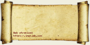 Janoš Pajević vizit kartica